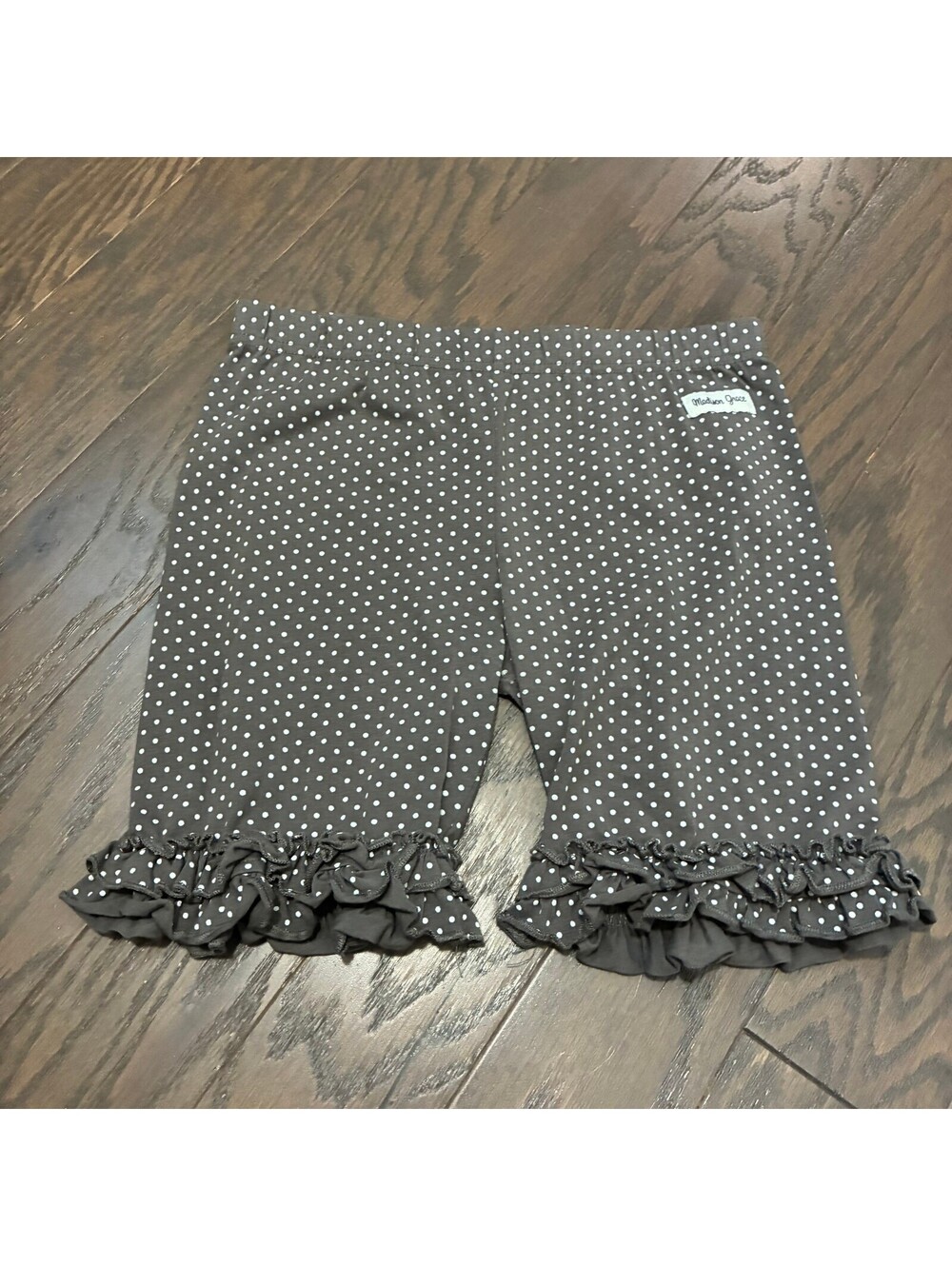 Madison Grace Boutique Ruffle Shorts Polka Dot Size 14
